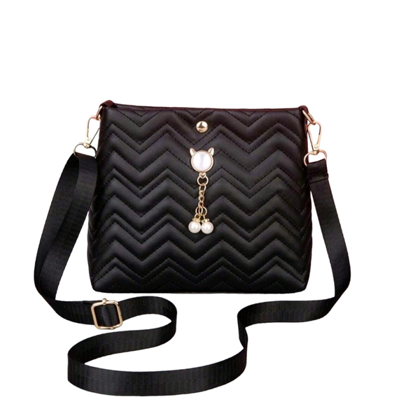 Black Cat Shoulder Bag - Picture 1 of 5